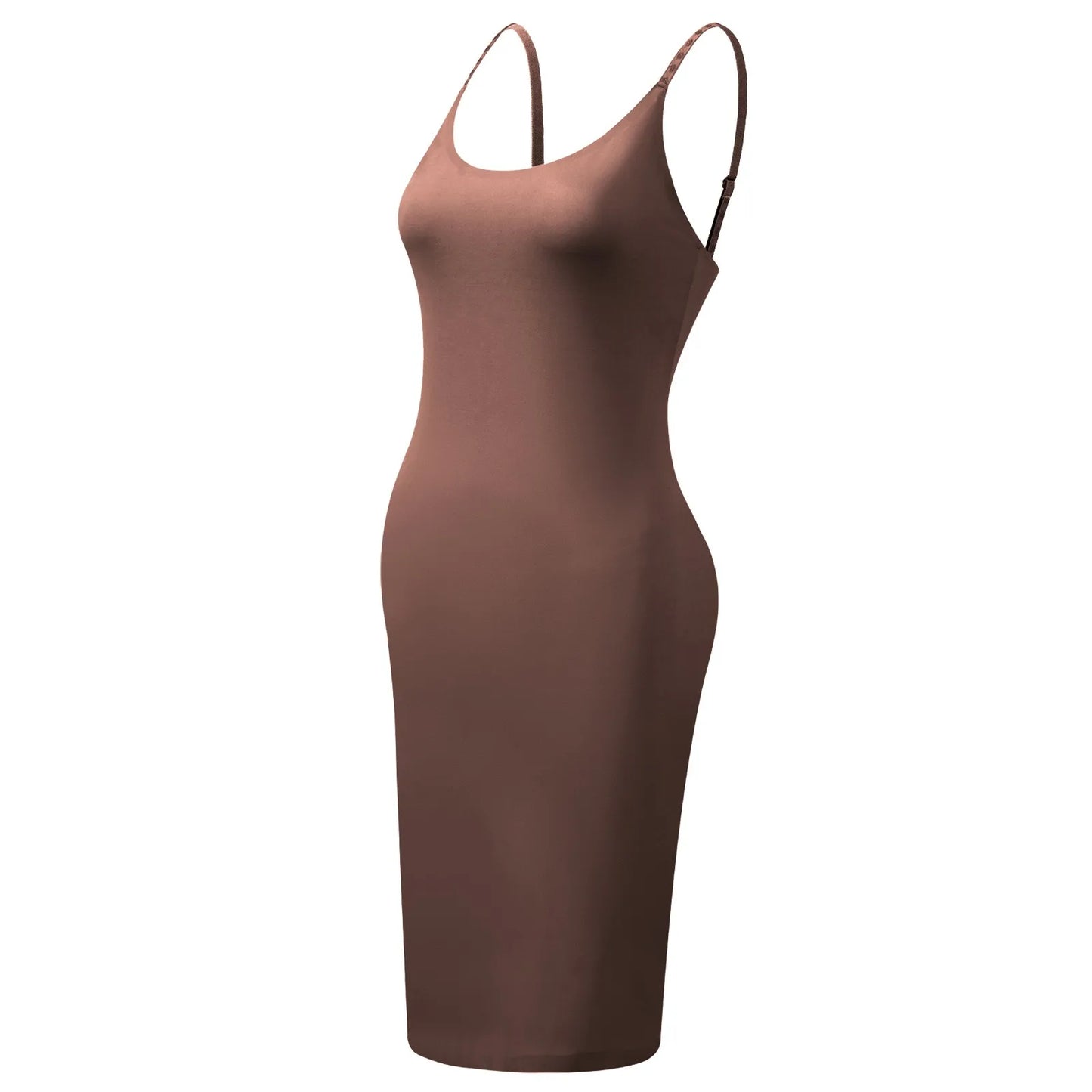 V-Neck Sleeveless Bodycon Dress