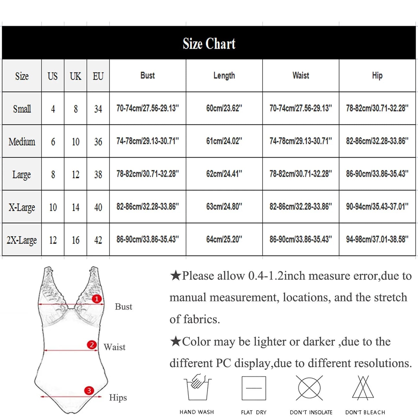 One-Piece Push-Up Swimsuit