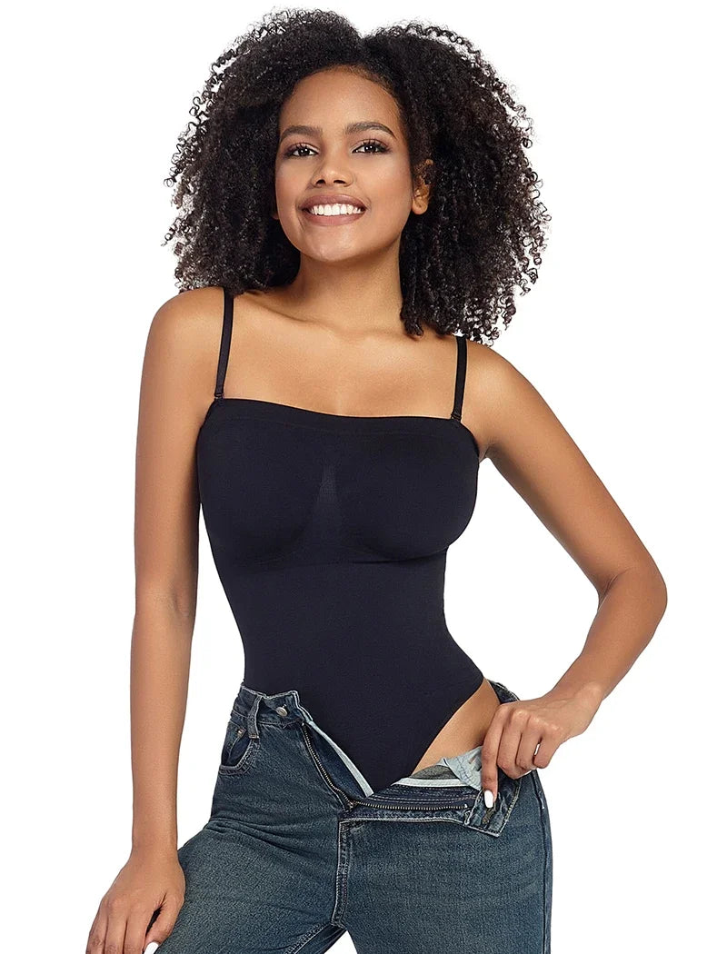 Tummy Control Thong Bodysuit