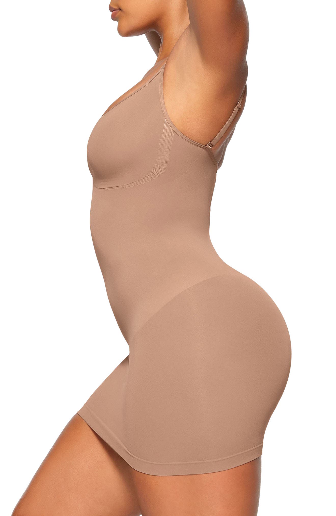 Neck Mini Slip Dress