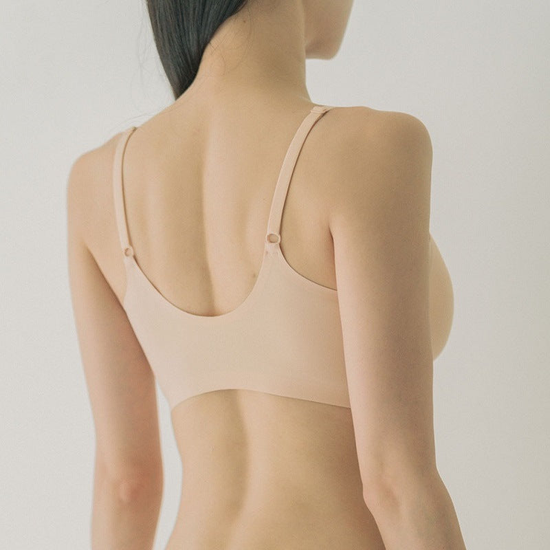 V-Neck Wireless Push-Up Bra