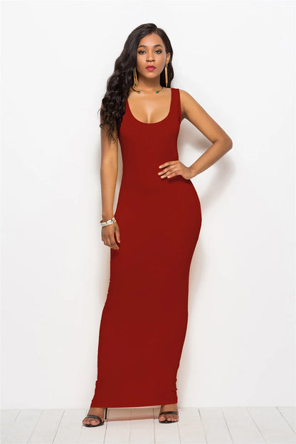 Curve Fit Maxi Dress