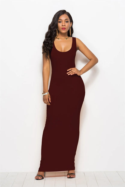 Curve Fit Maxi Dress