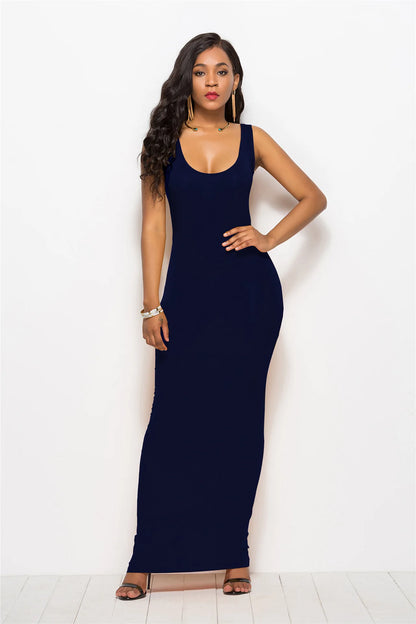 Curve Fit Maxi Dress