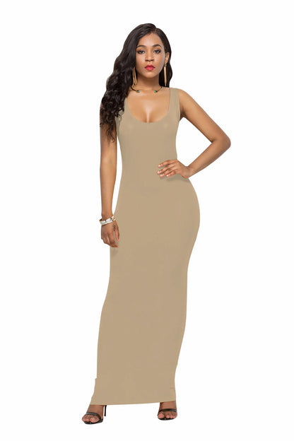 Curve Fit Maxi Dress