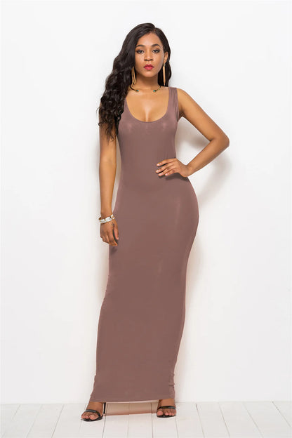 Curve Fit Maxi Dress