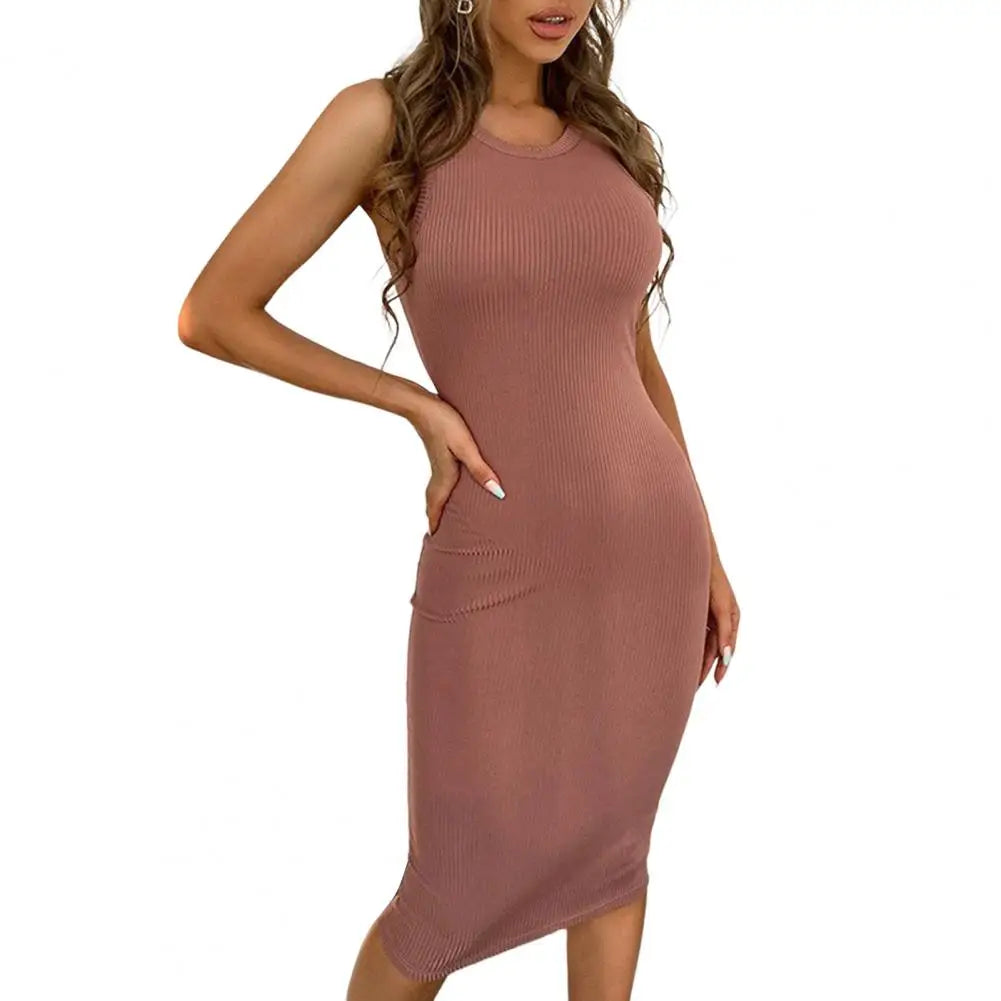 Off-Shoulder Bodycon Midi