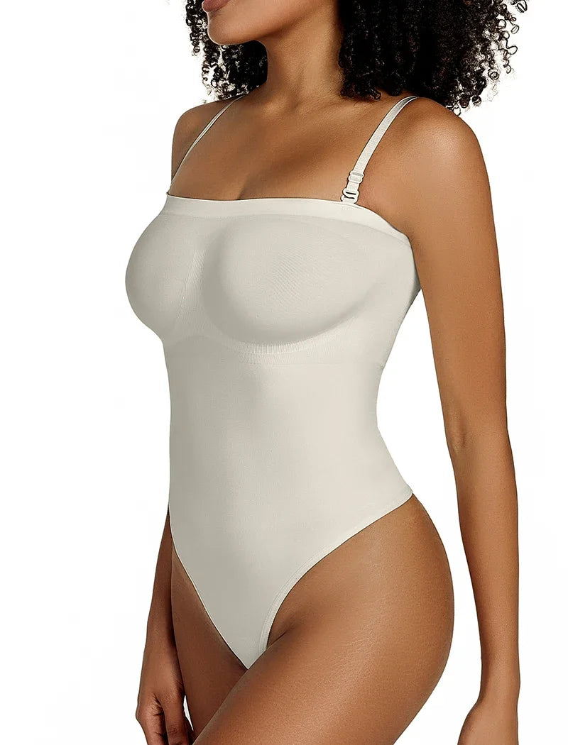 Tummy Control Thong Bodysuit