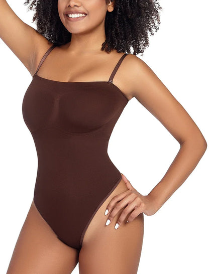 Tummy Control Thong Bodysuit