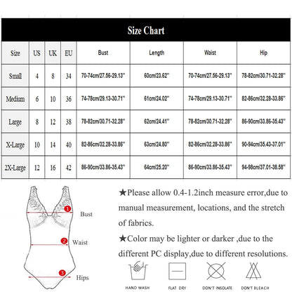 One-Piece Push-Up Swimsuit