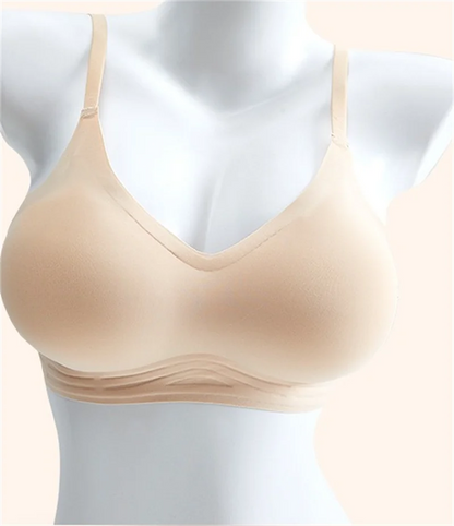 V-Neck Wireless Push-Up Bra