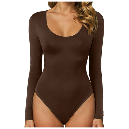 Long Sleeve Thong Bodysuit