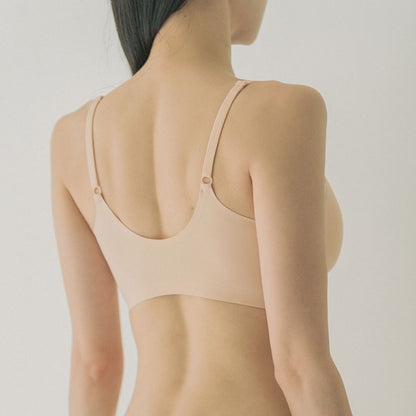 V-Neck Wireless Push-Up Bra